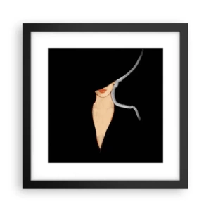 Poster in een zwarte lijst - Elegantie en stijl - 30x30 cm