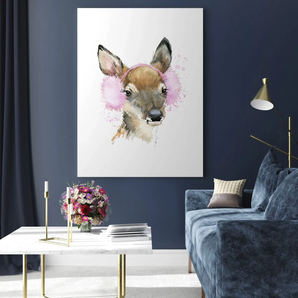Schilderen op glas - En de vorst is niet langer verschrikkelijk - 70x100 cm
