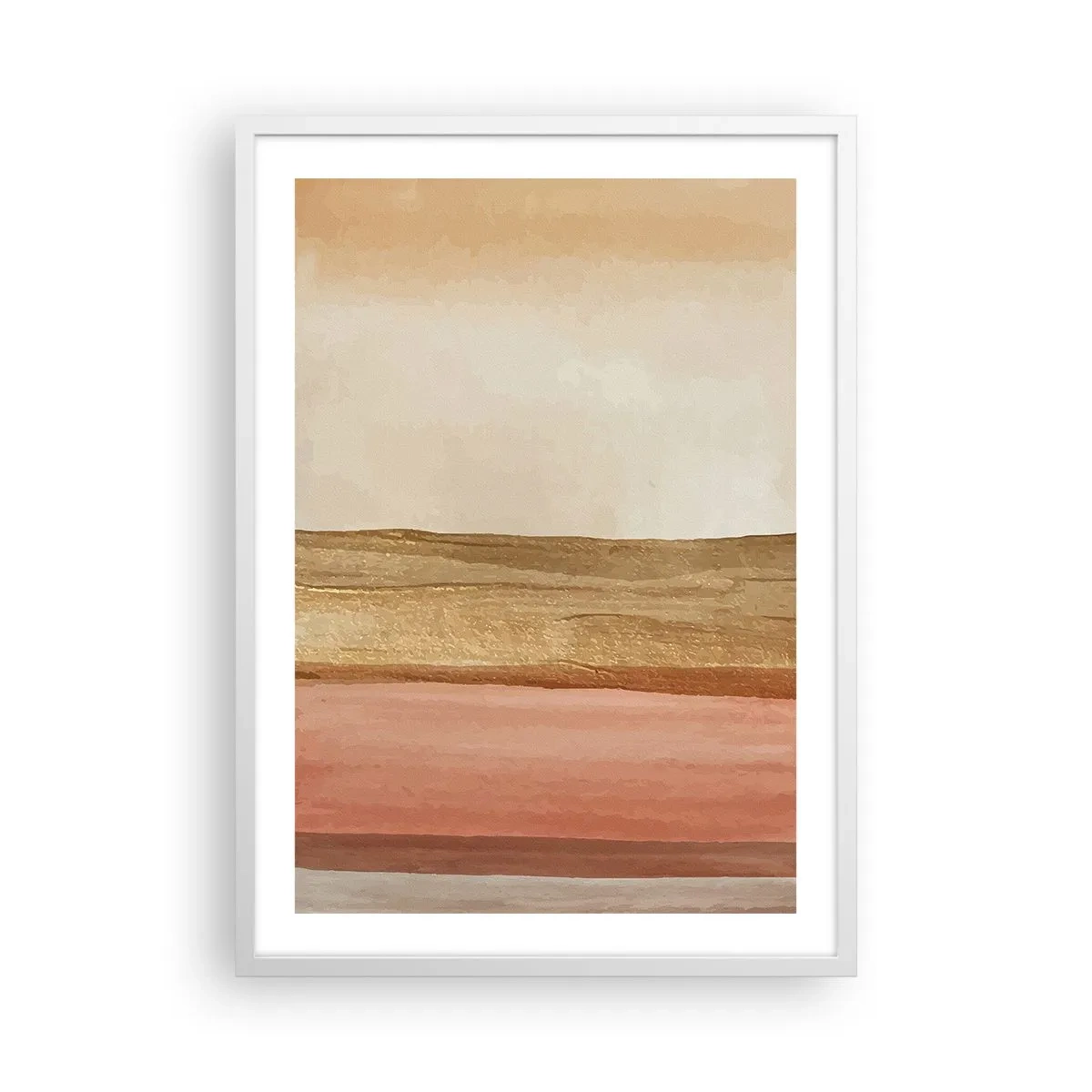 Poster in een witte lijst - Verticale compositie - 50x70 cm