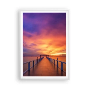 Poster in een witte lijst - Zonder einde - 70x100 cm
