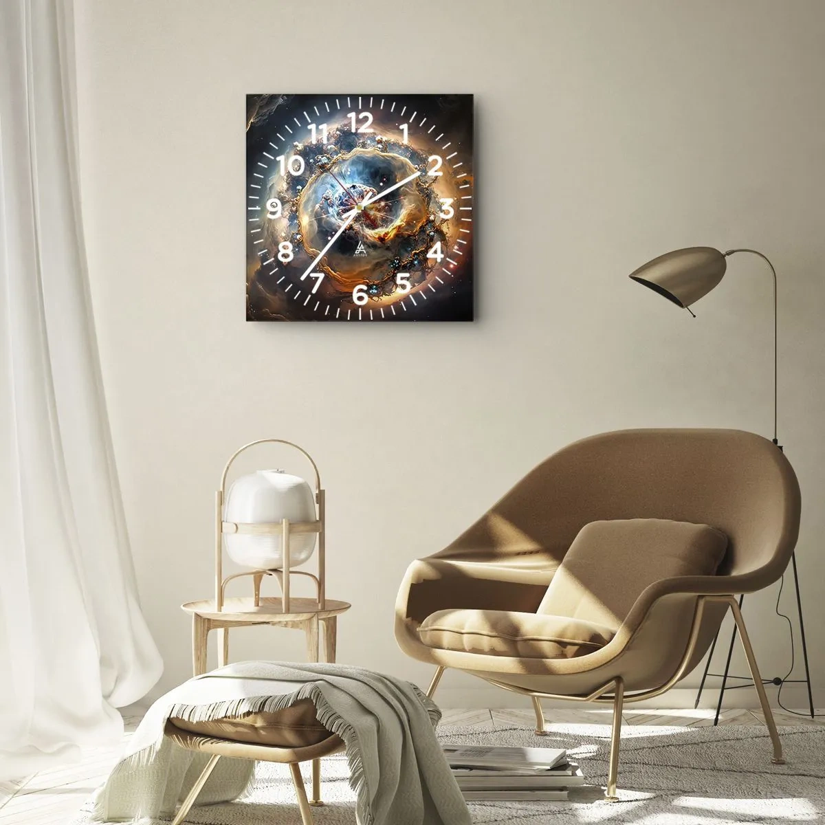 Wandklok - Klok - Begin - 40x40 cm