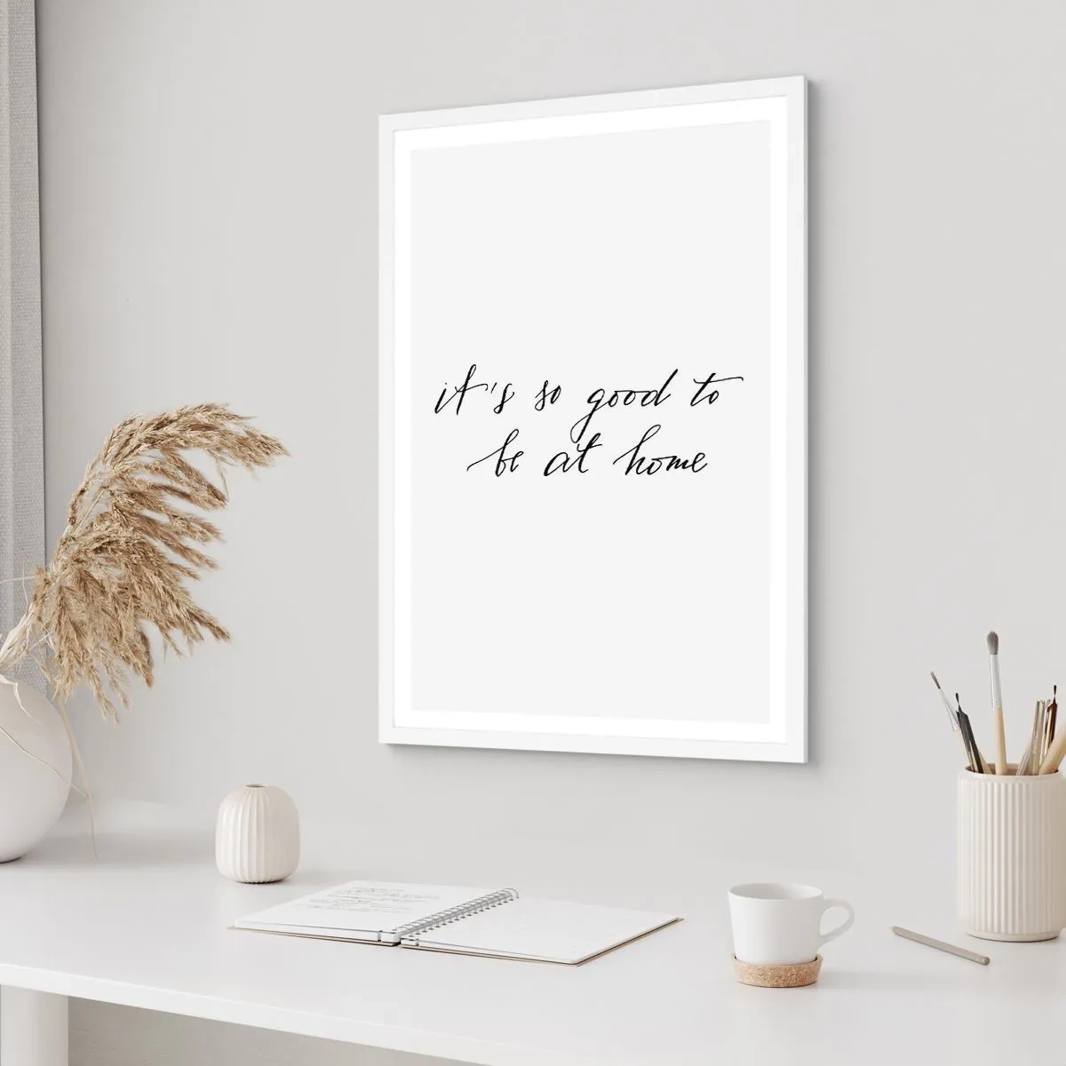 Poster in een witte lijst - De hele waarheid - 61x91 cm