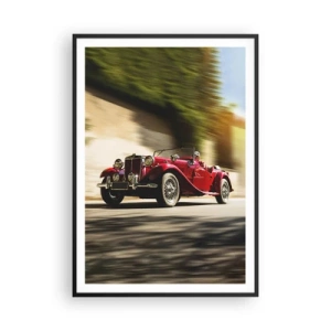 Poster in een zwarte lijst - Mooier dan Nike van Samothrace - 70x100 cm