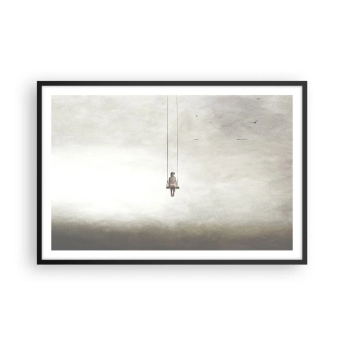 Poster in een zwarte lijst - Een kind in ons - 91x61 cm