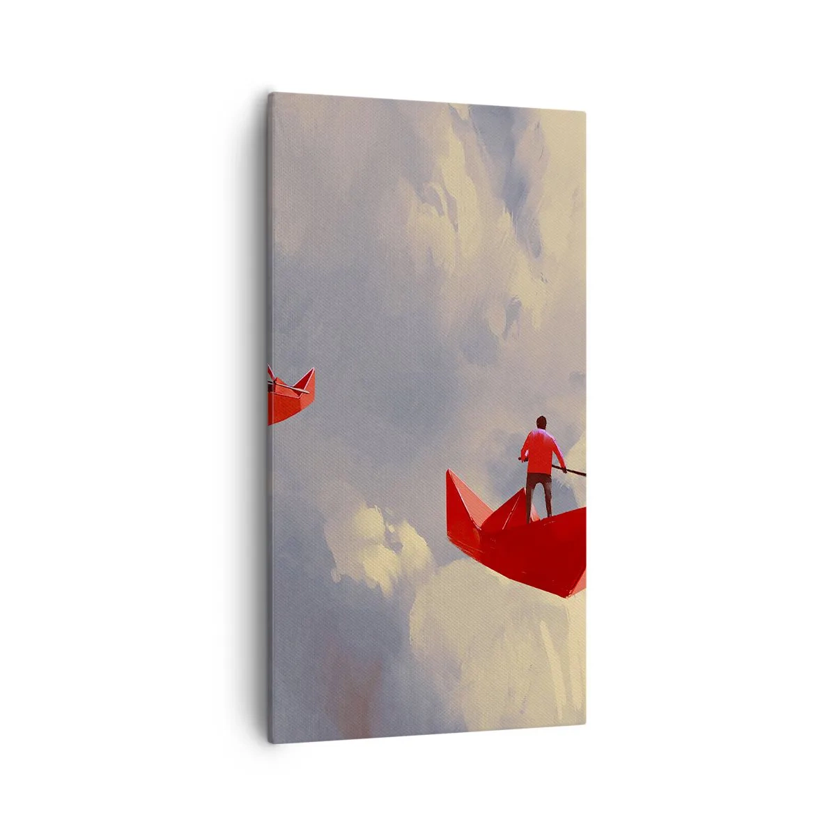 Schilderen op canvas - Dromers expeditie - 55x100 cm