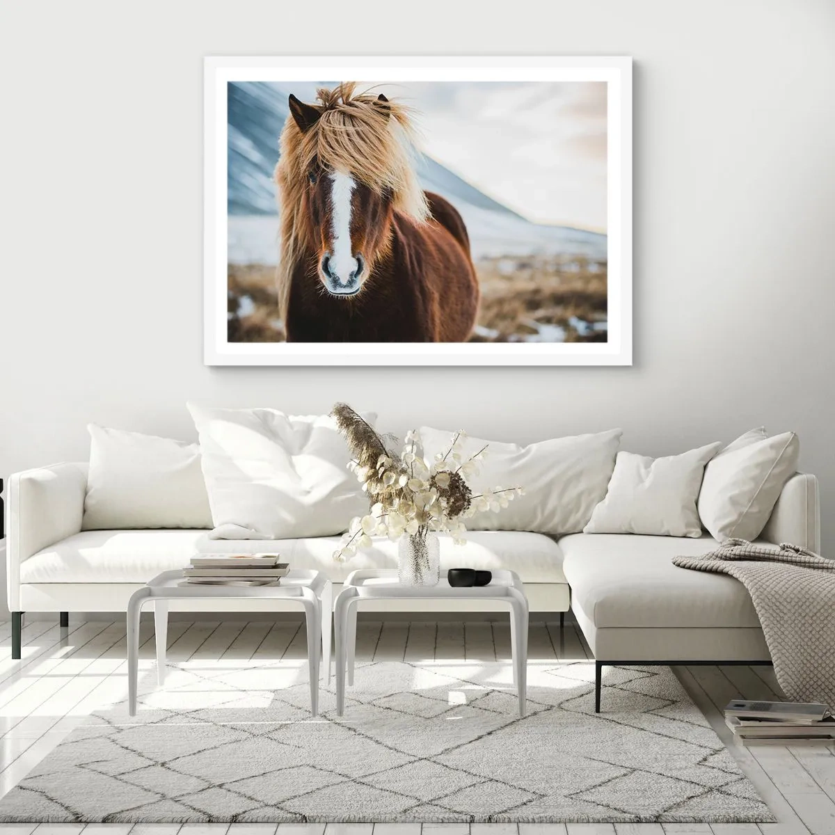 Poster in een witte lijst - Voel jij je vrij? - 40x30 cm