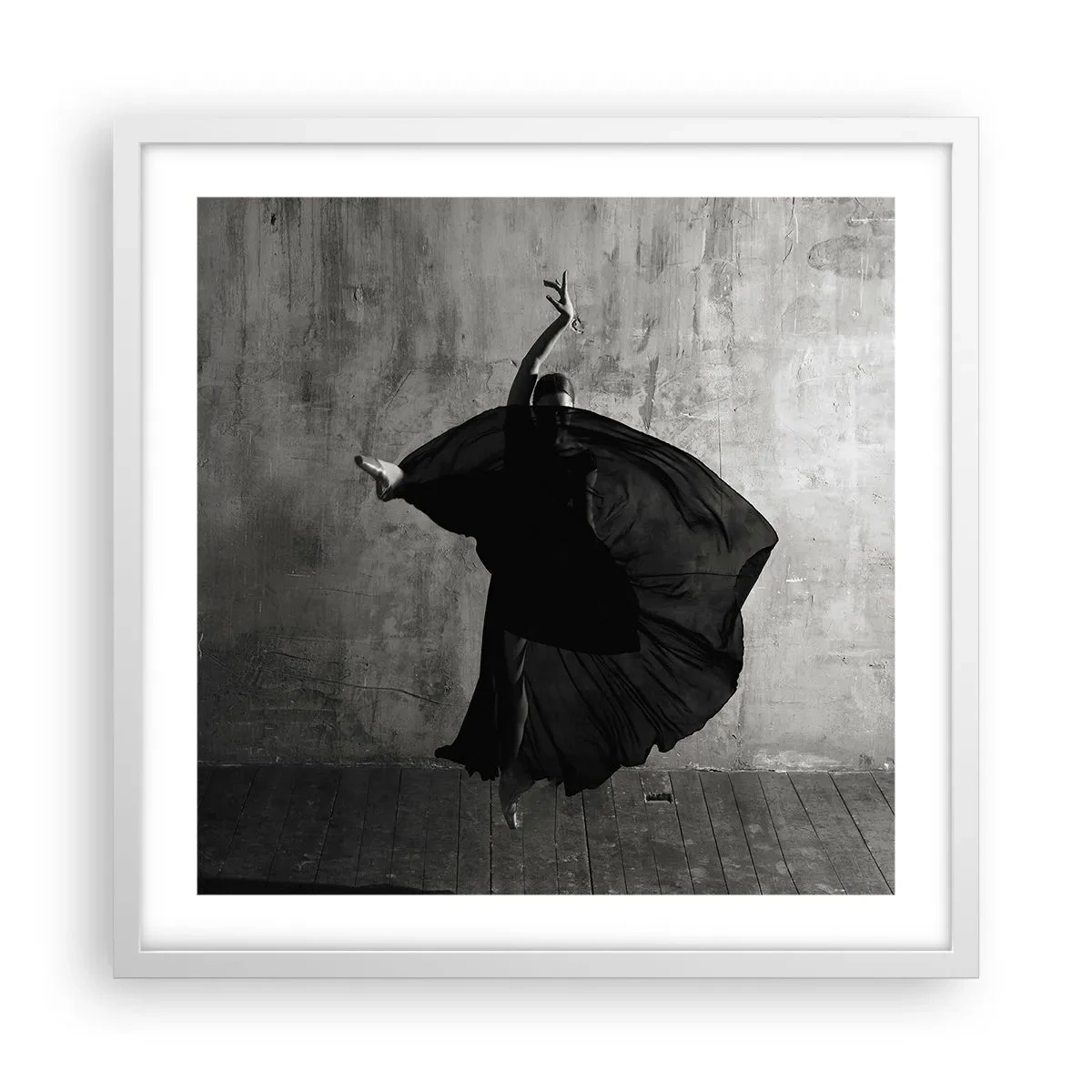 Poster in een witte lijst - Gepassioneerde riem - 50x50 cm