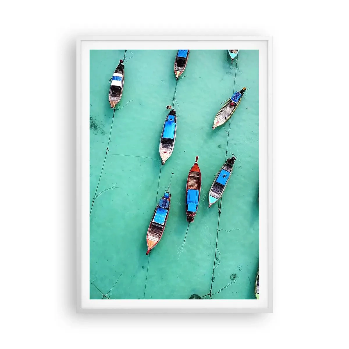 Poster in een witte lijst - In blijde verwachting - 70x100 cm