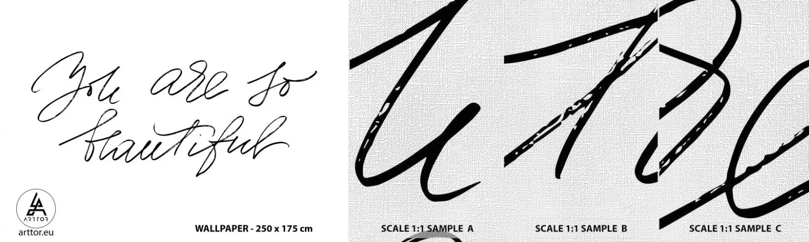 Fotobehang Monster Premium Canvas - Geloof het echt... - Typografie, Bevestiging, Maxim - 100x30 cm