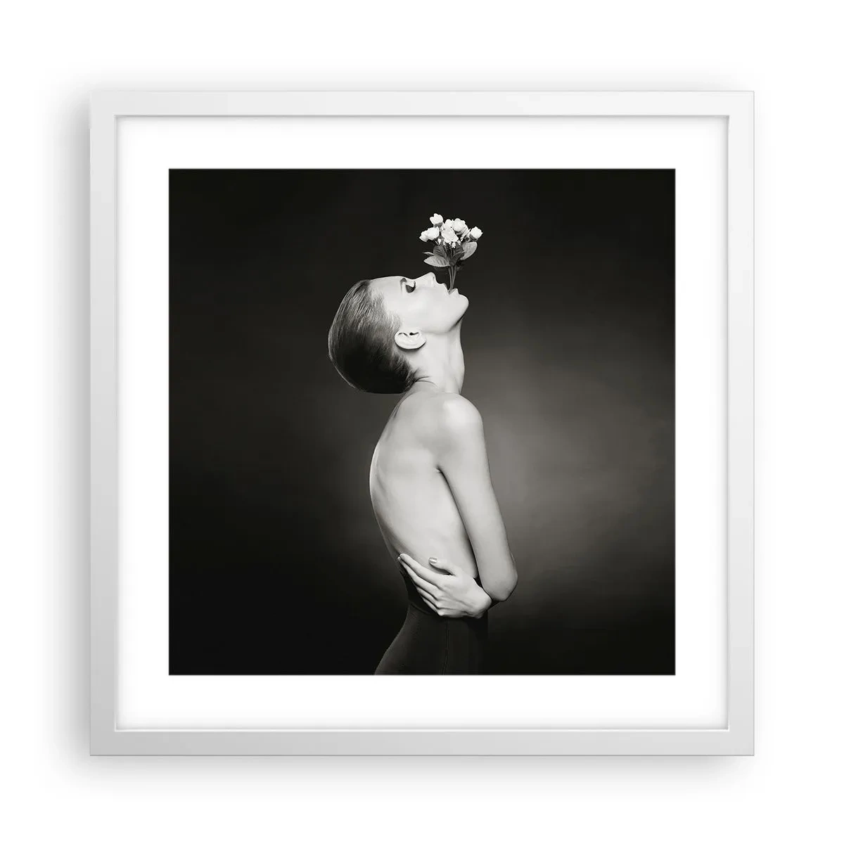 Poster in een witte lijst - Excentrieke elegantie - 40x40 cm