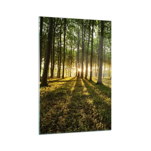 Schilderen op glas - Foto van de hele lente - 70x100 cm