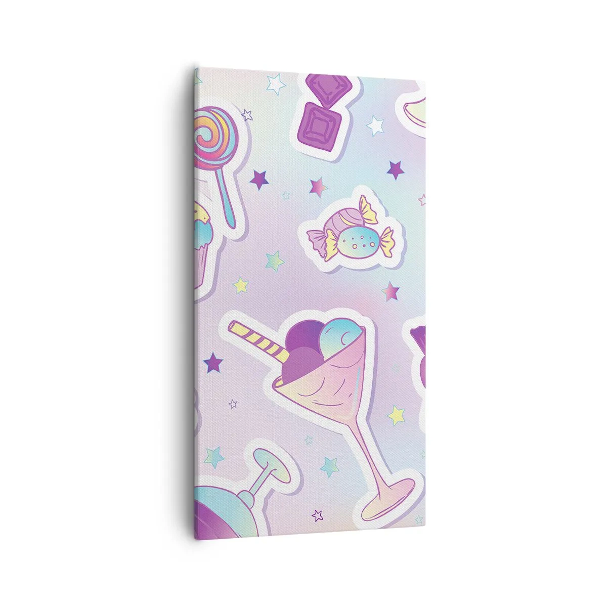 Schilderen op canvas - Dat het elke dag een verjaardag zou zijn - 55x100 cm