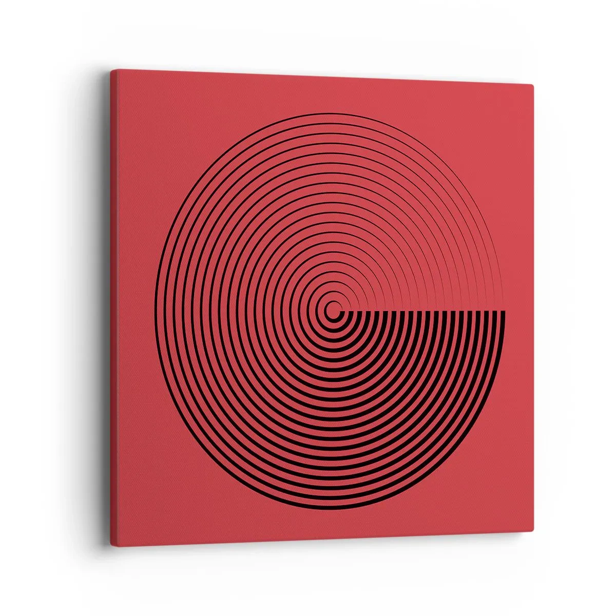 Schilderen op canvas - Circulaire beweging - 40x40 cm