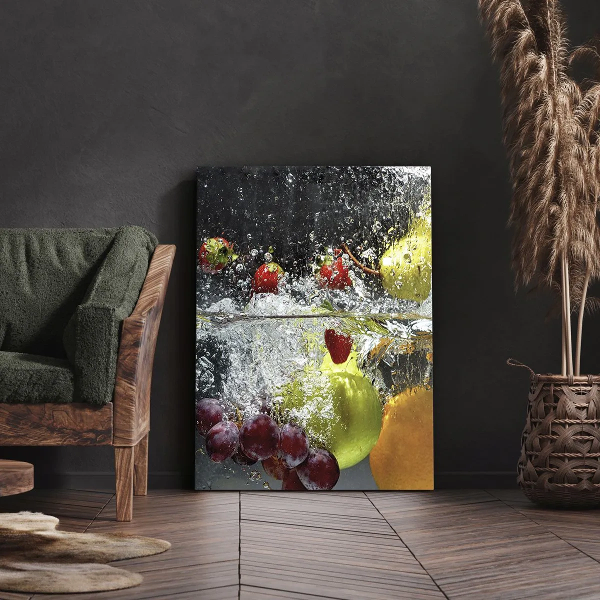 Schilderen op canvas - Fruit verfrissing - 65x120 cm