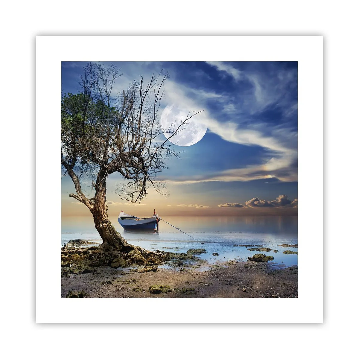 Poster - Is dit het einde of het begin? - 40x40 cm
