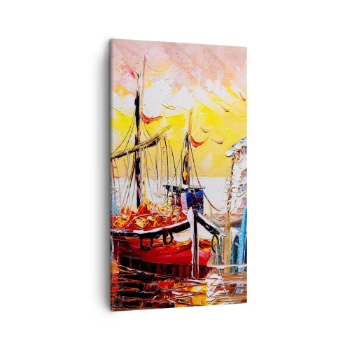 Schilderen op canvas - Gelukkige terugkeer - 45x80 cm
