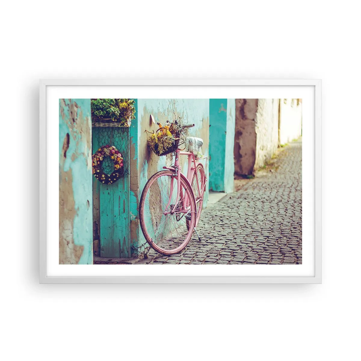Poster in een witte lijst - Ben zo terug - 70x50 cm