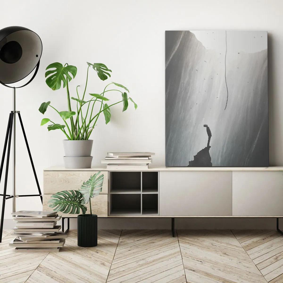 Schilderen op canvas - Er is altijd een uitweg - 80x120 cm