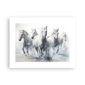 Poster - Witte magie - 40x30 cm