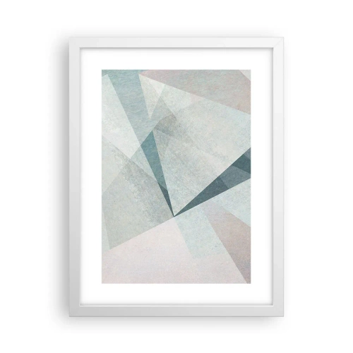 Poster in een witte lijst - Makkelijk maar dynamisch - 30x40 cm