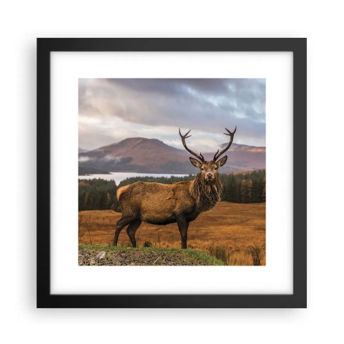 Poster in een zwarte lijst - De majesteit van de natuur - 30x30 cm