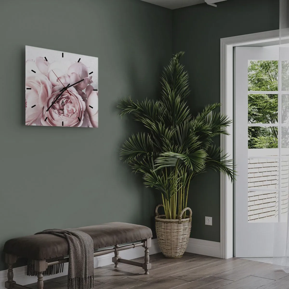 Wandklok - Klok - Voor romantici - 30x30 cm