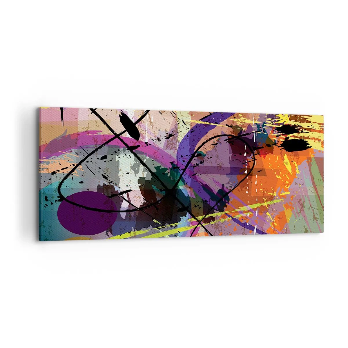 Schilderen op canvas - Je kunt rechtdoor of rondom - 120x50 cm