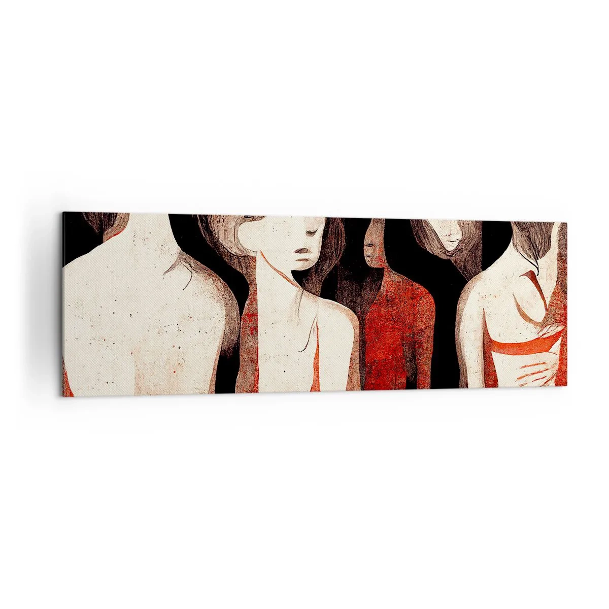 Schilderen op canvas - Madonna's van duisternis - 160x50 cm