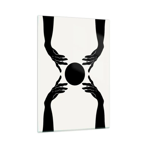 Schilderen op glas - Geheim teken - 80x120 cm