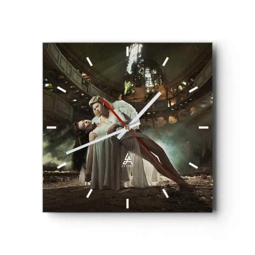 Wandklok - Klok - De geest van het oude theater - 30x30 cm