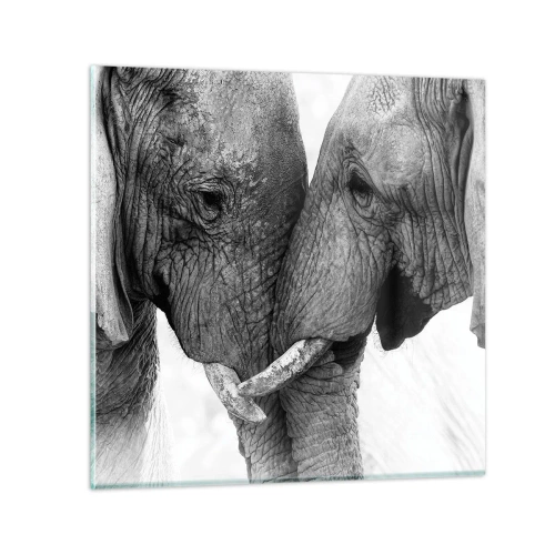 Schilderen op glas - Oprechte bekentenis - 30x30 cm