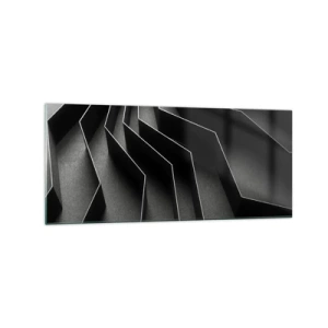 Schilderen op glas - Ruimtelijke orde - 120x50 cm