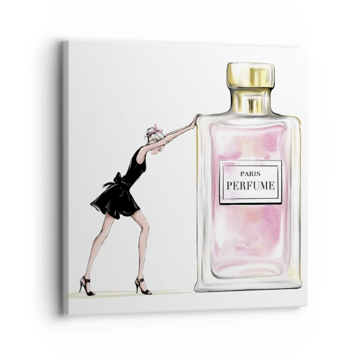 Schilderen op canvas - De essentie van vrouwelijkheid - 30x30 cm