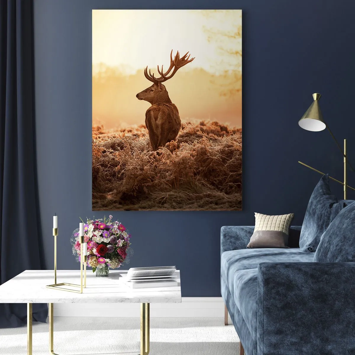 Schilderen op glas - Heer van het landgoed - 50x70 cm