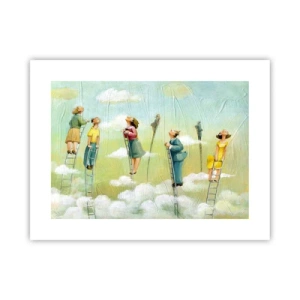 Poster - Achter je droom - 40x30 cm