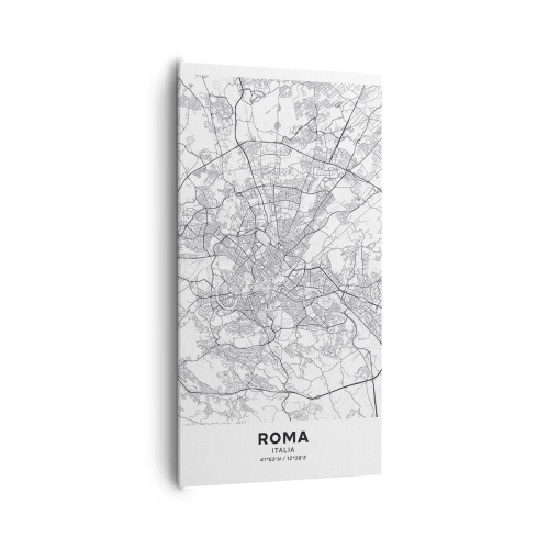 Schilderen op canvas - Romeinse cirkel - 65x120 cm