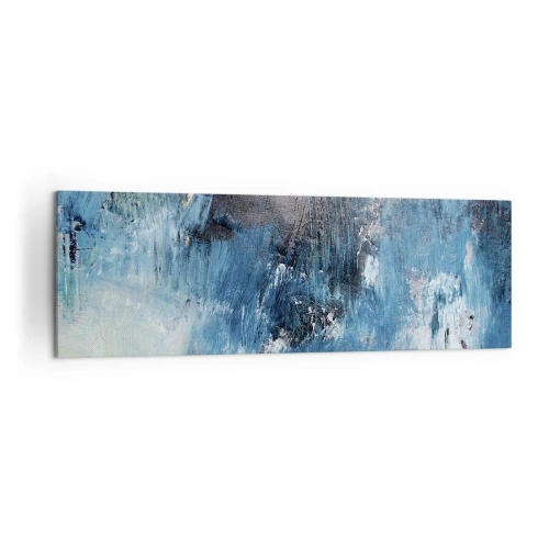 Schilderen op canvas - Rhapsody in Blauw - 160x50 cm