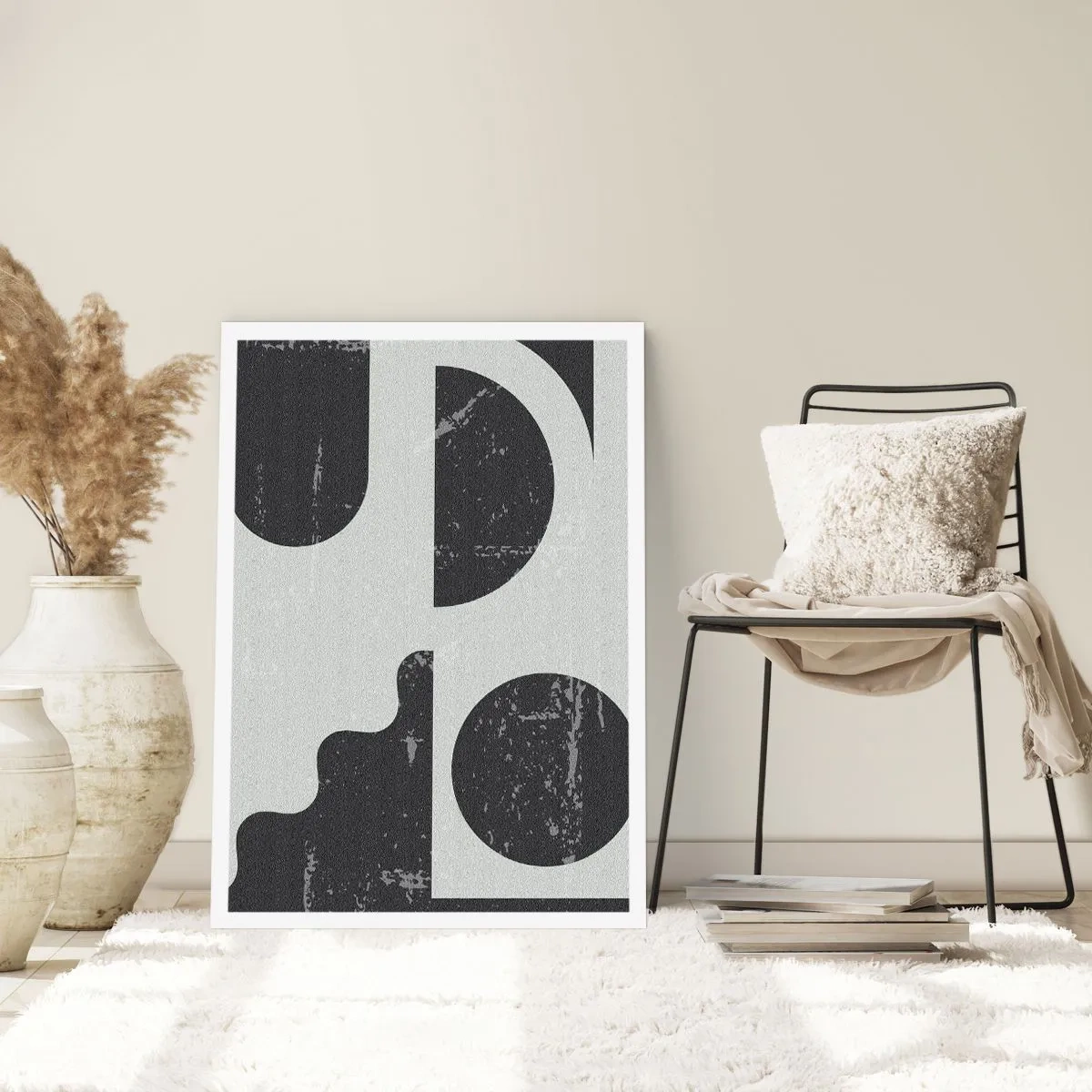 Poster - Compositie boven en onder - 70x100 cm