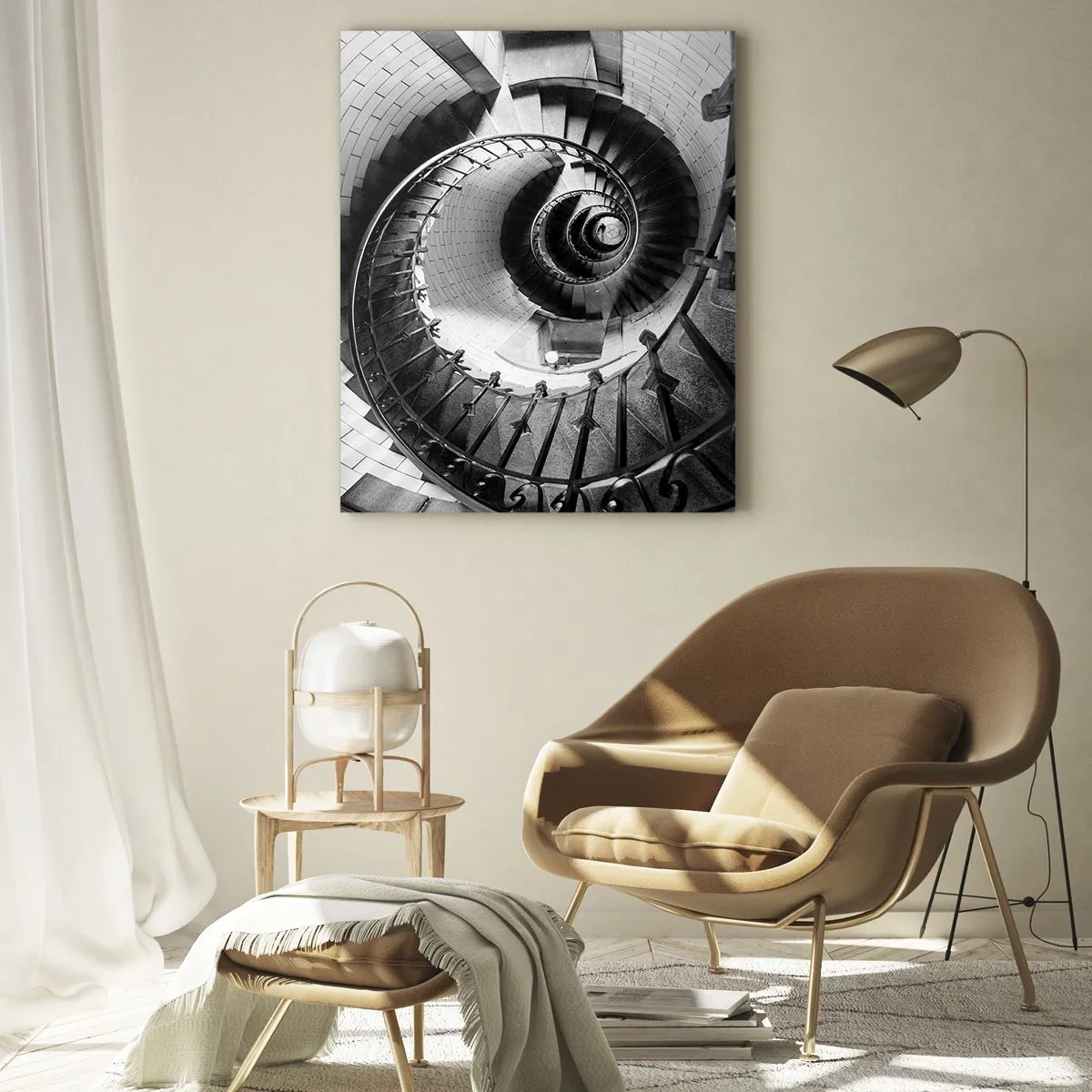 Schilderen op glas - Hoger en hoger - 50x70 cm
