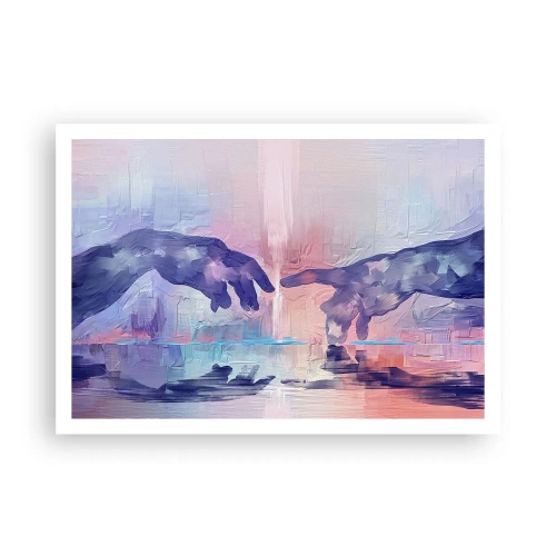 Poster - Goddelijke levensvonk - 100x70 cm