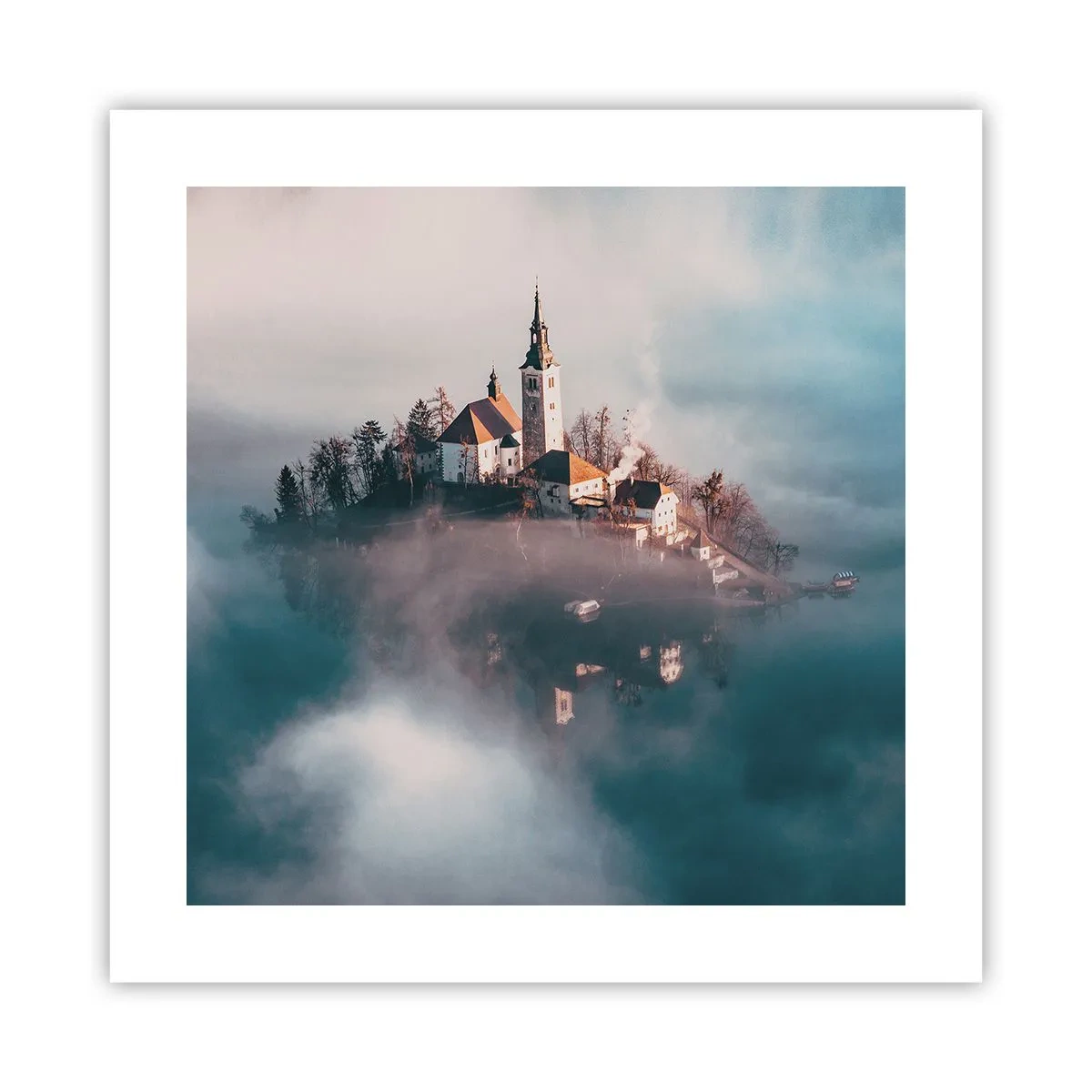 Poster - droom eiland - 40x40 cm