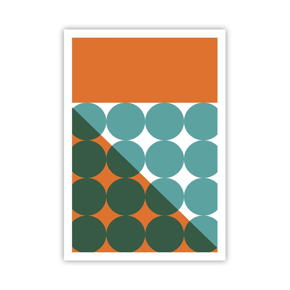 Poster - Omhoog en diagonaal - 70x100 cm