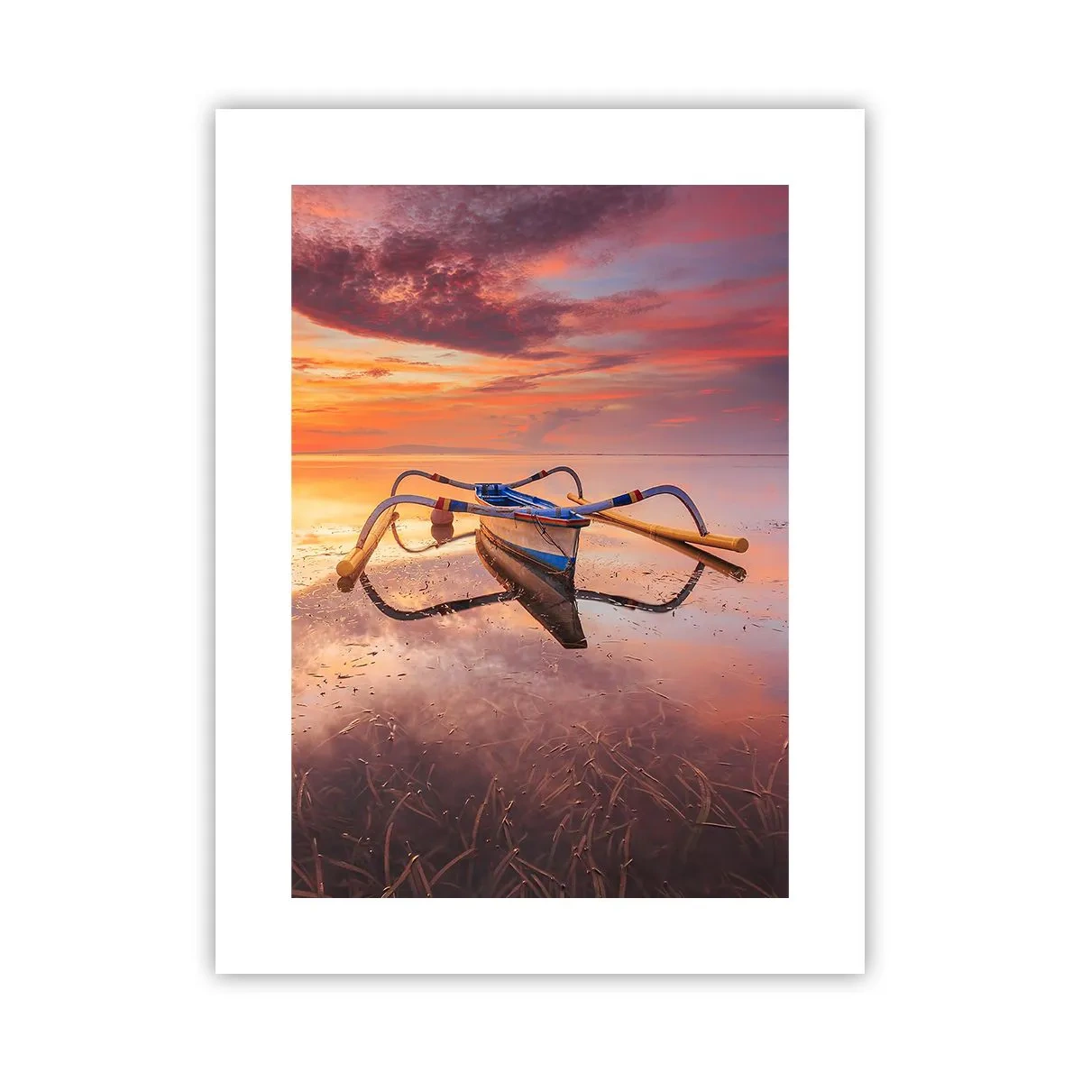 Poster - De rust van een tropische avond - 30x40 cm