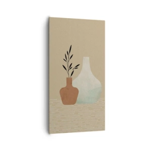 Schilderen op canvas - De vaas en zijn idee - 65x120 cm