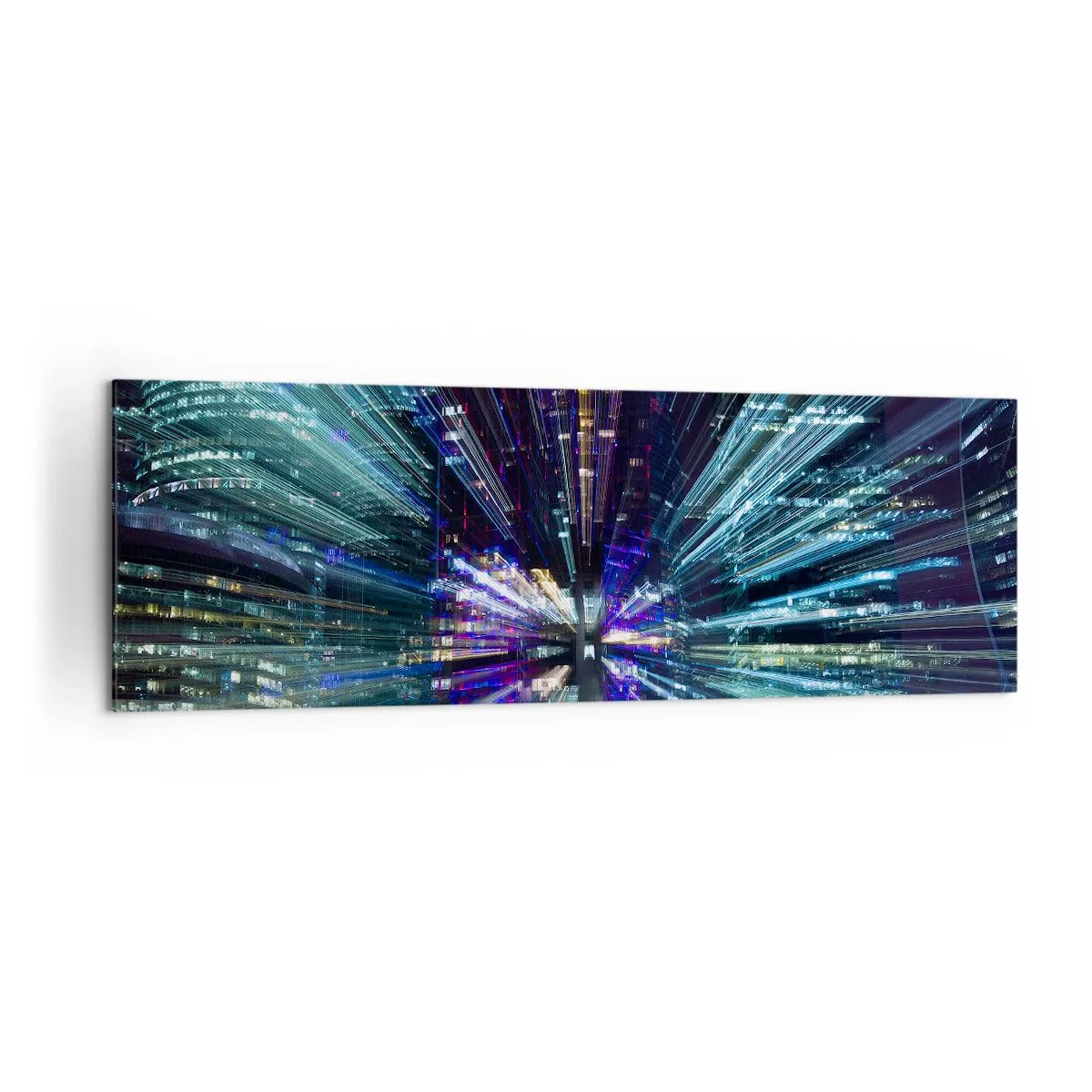 Schilderen op canvas - Overgang naar hyperspace - 160x50 cm