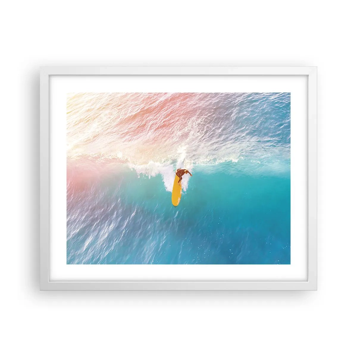 Poster in een witte lijst - De oceaanruiter - 50x40 cm