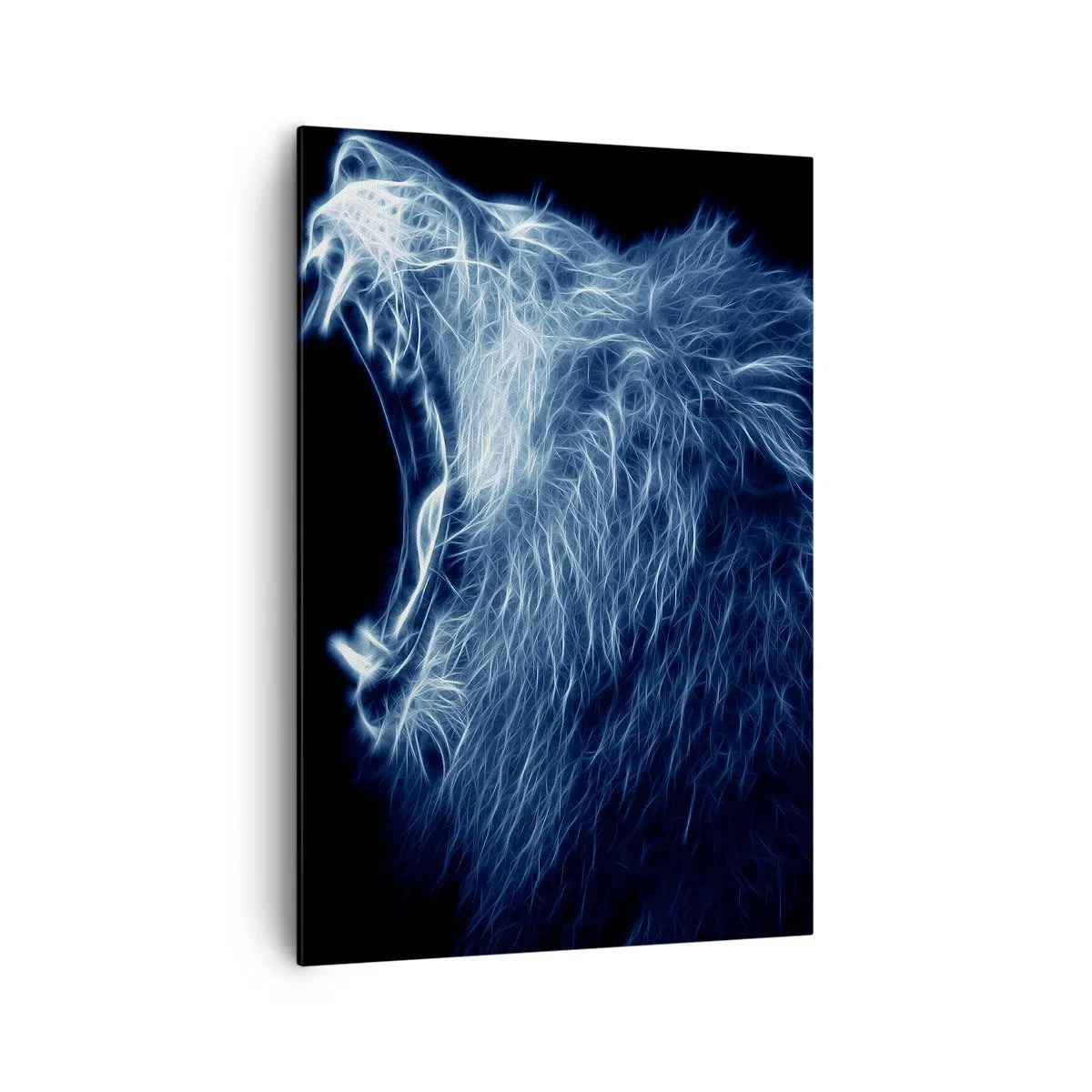 Schilderen op canvas - De vurige toorn van de koning - 70x100 cm