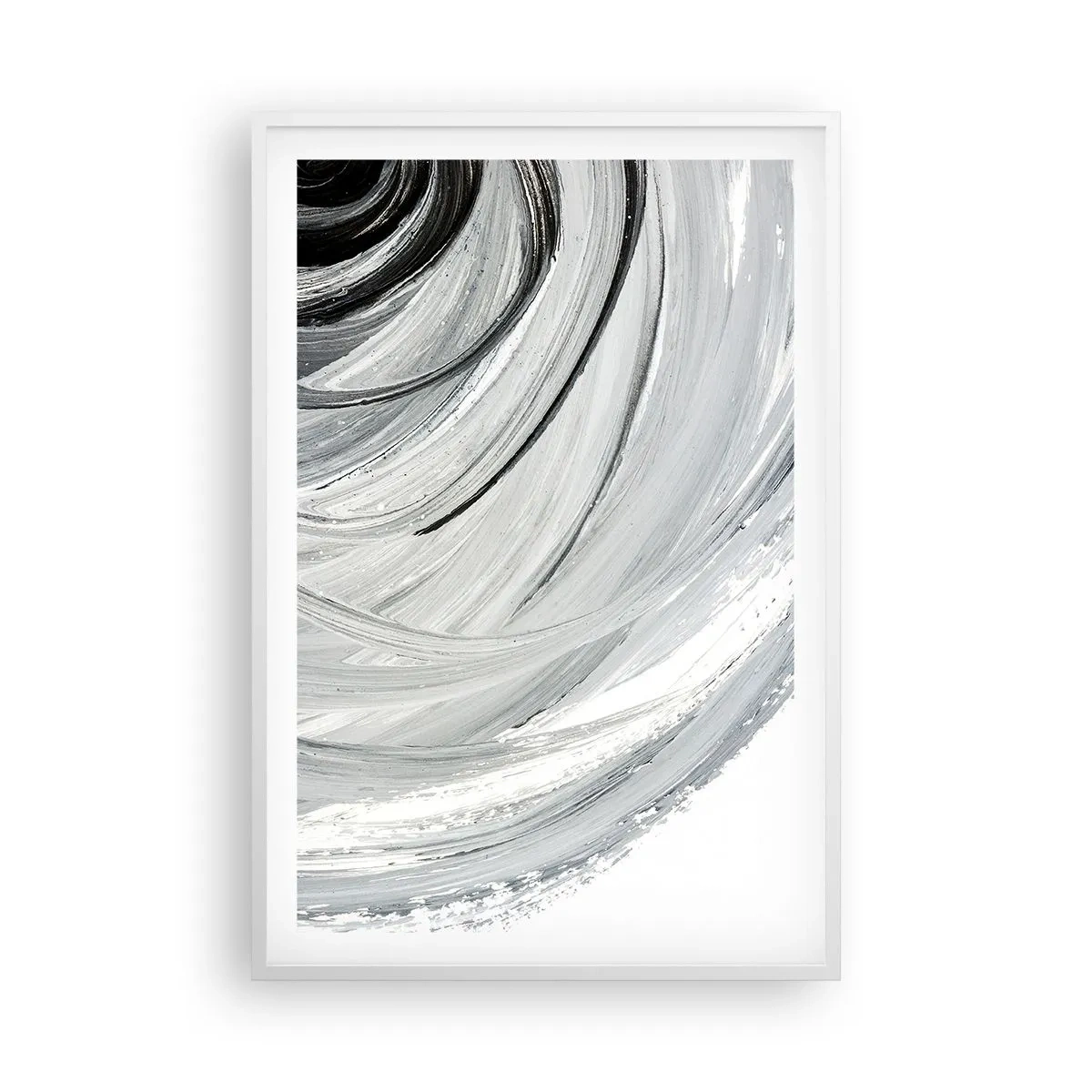 Poster in een witte lijst - Orbitale samenstelling - 61x91 cm