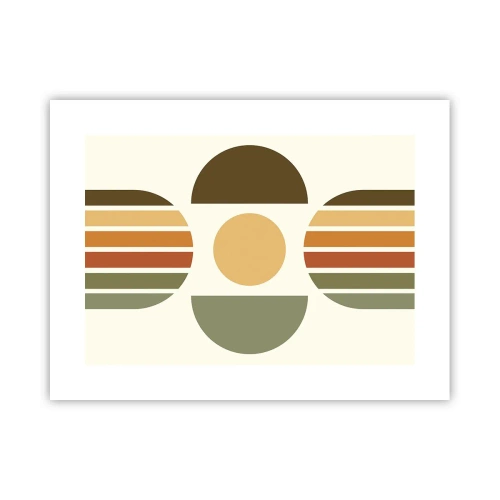 Poster - In aardetinten - 40x30 cm