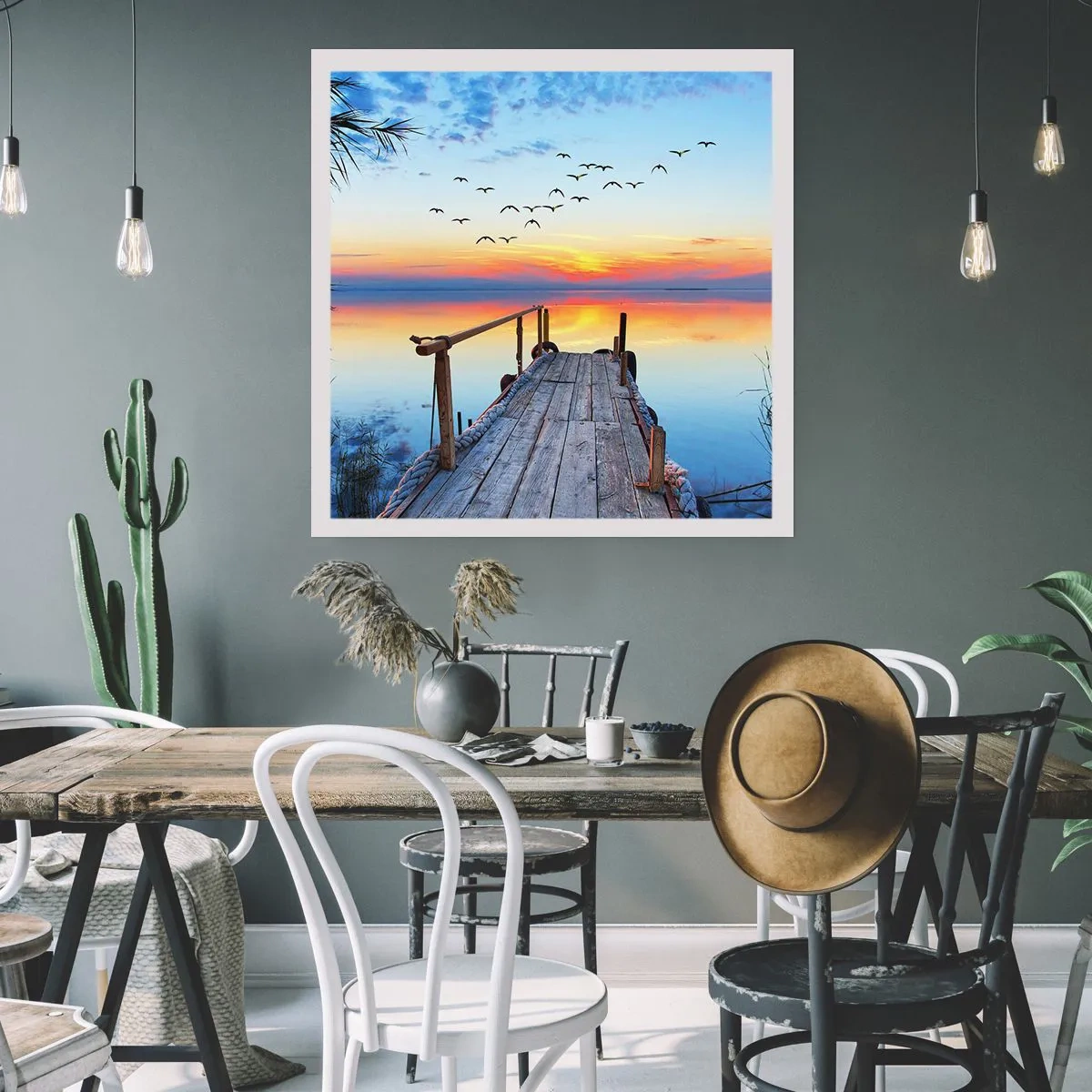 Poster - Het is tijd om terug te gaan... - 50x50 cm
